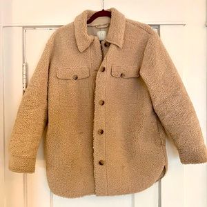Shearling jacket- oversized